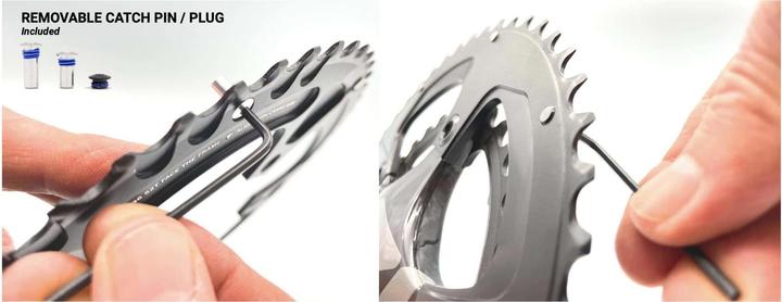 Actual product image Praxis works Buzz Sport chainring set - Road | 5x BCD 110 | 2x 10/11/12s - 50/34T (50)