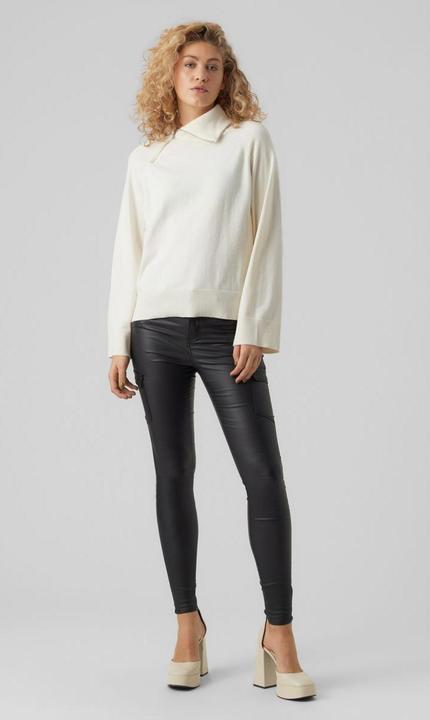 Image du produit Vero Moda Pull à col haut et demi-zip en maille (M)