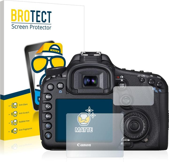 Produktbild BROTECT Entspiegelungs-Schutzfolie Displayschutz Matt (Displayschutz, EOS 7D)