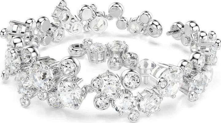 Immagine prodotto Swarovski Constella Armband Verschiedene Schliffe Weiss Rhodiniert (Metallo Swarovski)