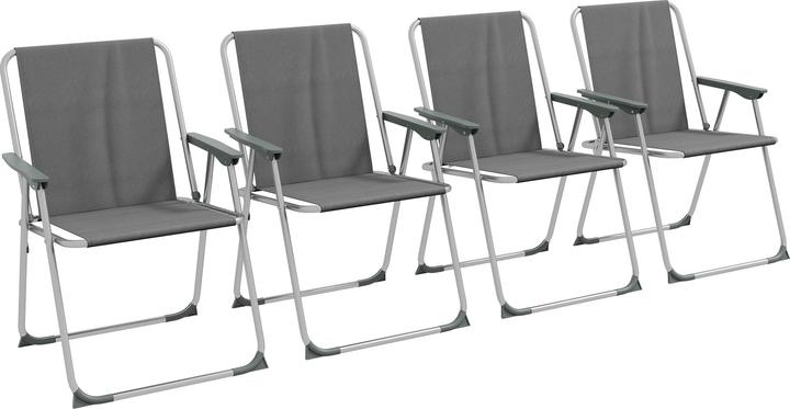 Outsunny Campingklappstuhl im 4er Set