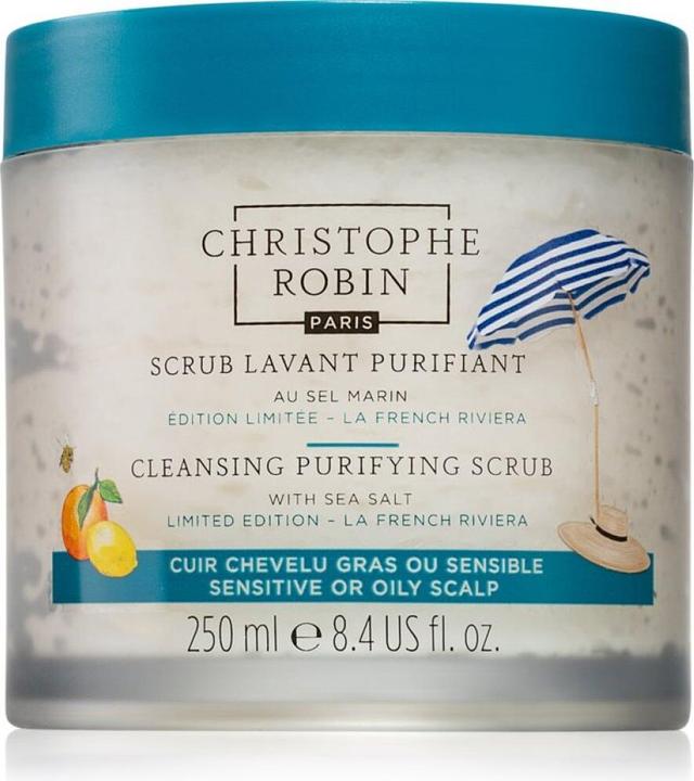 Christophe Robin Scrub Lavant Purifiant au Sel Marin Édition Limitée - La French Riviera (250 ml)