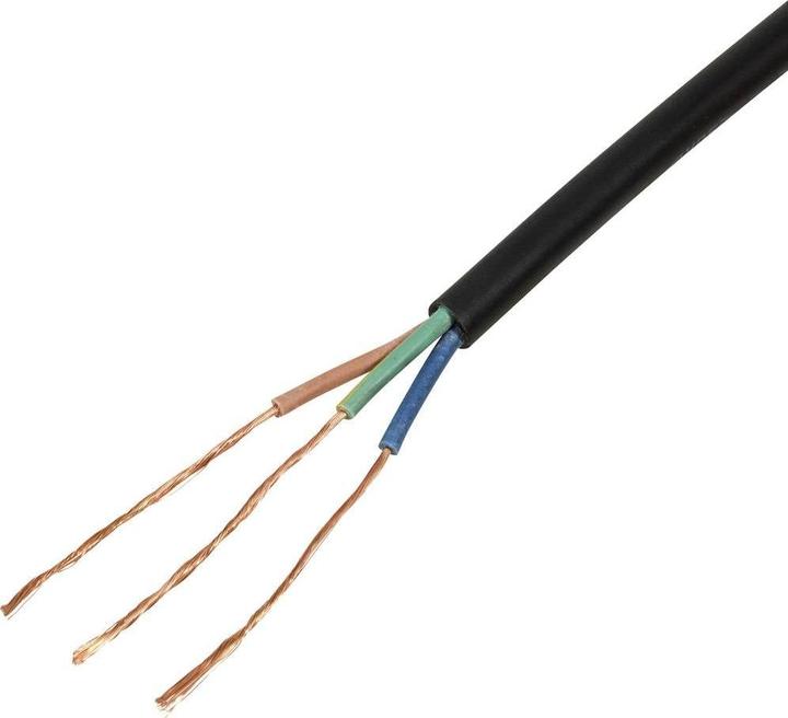 Actual product image Tru Components TC-13389180 Gummischlauchleitung H05RN-F 3 G 0.75 mm² Schwarz 50 (50 m)
