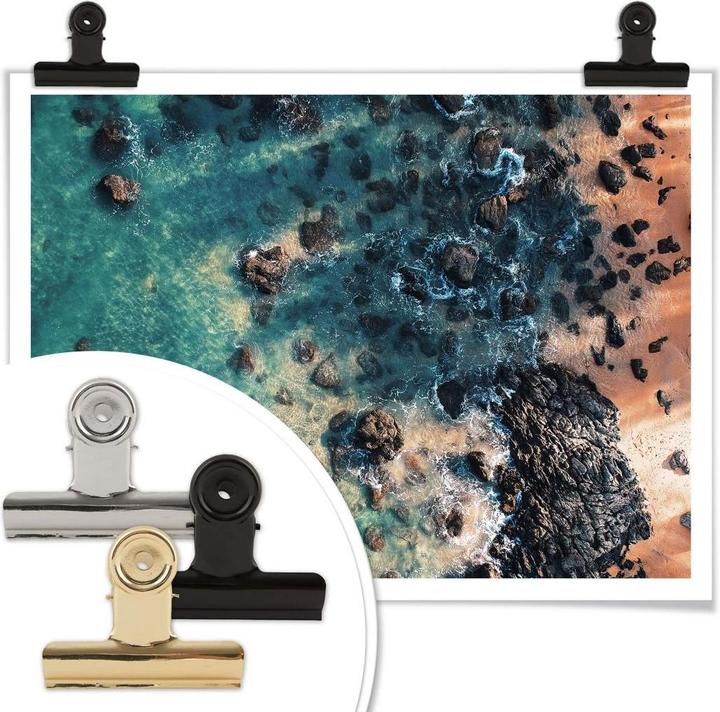Produktbild Trenddeko Der Blick von oben: Rocky Beach (50 x 40 cm)
