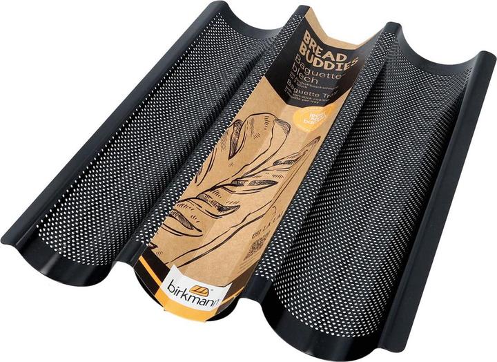 Produktbild Birkmann Bread Buddies Baguetteblech für 3 Stück 38,5×28 cm (38.50 cm)