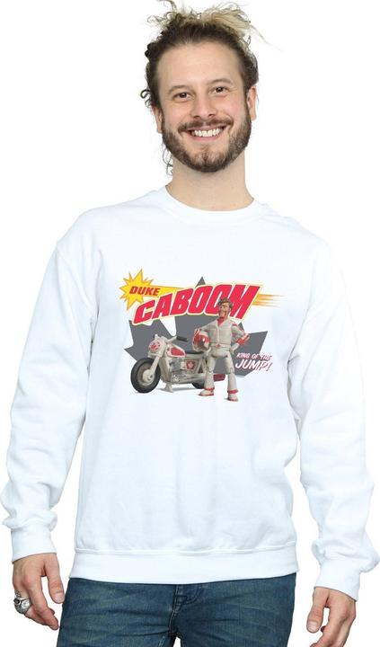 Actual product image Disney Mens Toy Story 4 Duke Caboom King Of The Jump Sweatshirt (3XL)