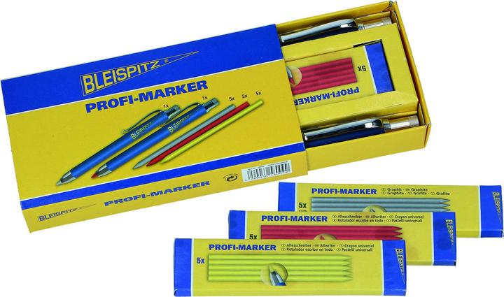 Actual product image Bleispitz Professional marker set (Graphite. Red and yellow, 1 x)