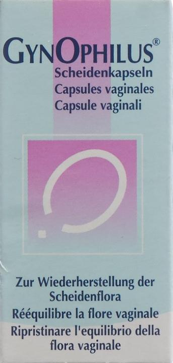 Actual product image GynOphilus Vaginal capsules (Vaginal suppositories)