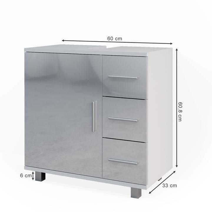 Actual product image Vicco Ilias (60 x 33 x 61 cm)