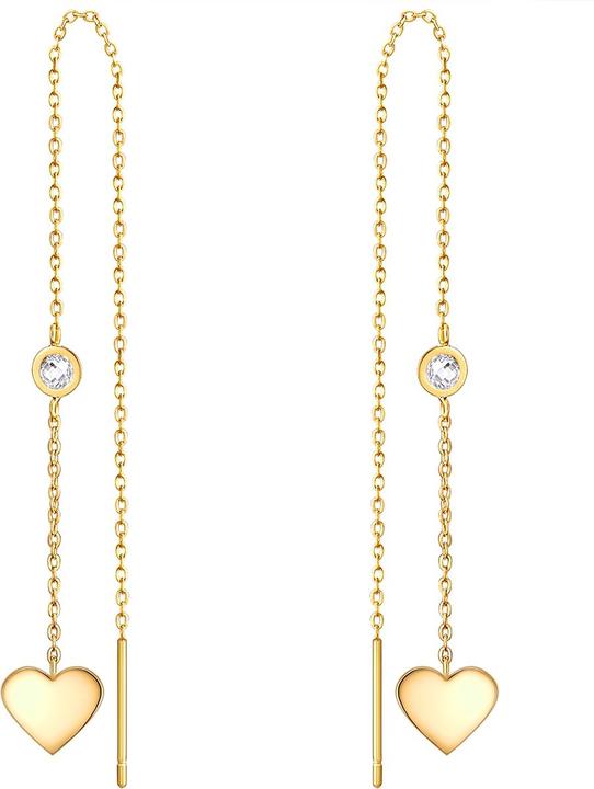 Actual product image Eastside Ladies Heart Stainless Steel Preciosa Yellow Gold - 29802 (Stainless steel)