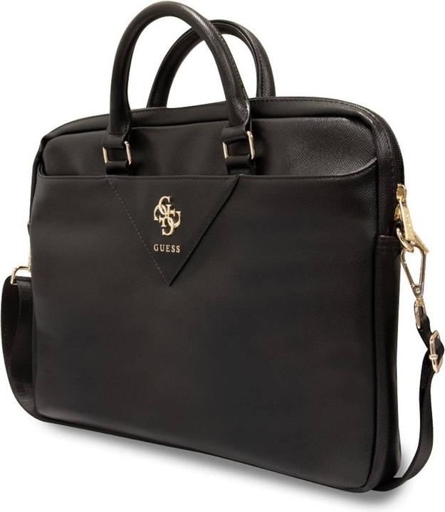 Produktbild Guess PU Grained 4G Metal Logo Computer Bag 15/16 - black (16")