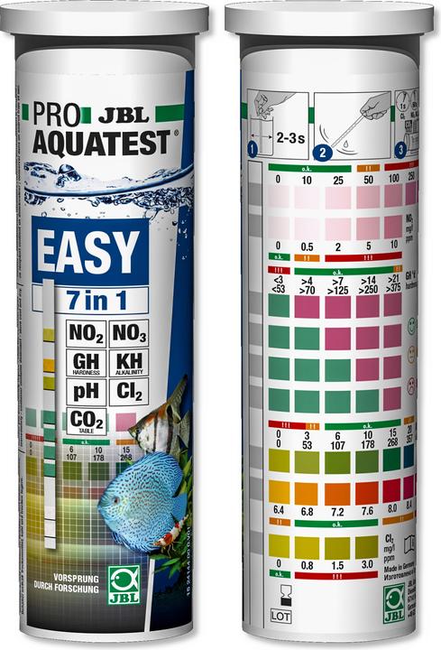 Immagine prodotto JBL Aquaristik und Terraristik EasyTest 7 in 1 (Cura dell'acqua dell'acquario)