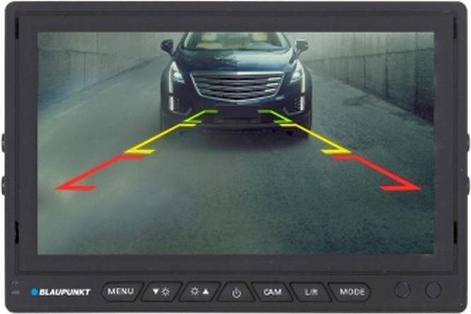 Actual product image Blaupunkt RVM 7.1 monitor for 2 rear view cameras
