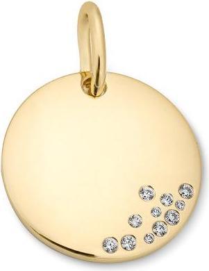 Breuning ANHÄNGER - BRILL. 0,127 Ct. H/si (750/18 K Gold)