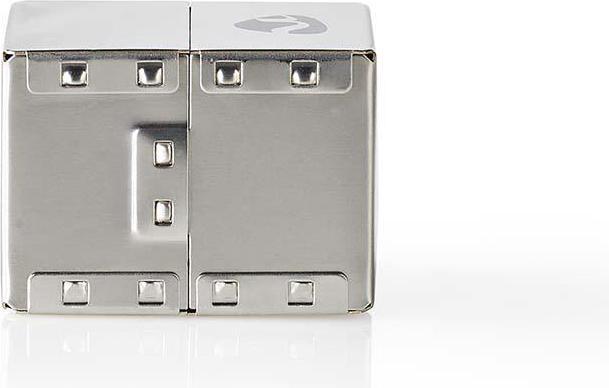 Produktbild Nedis Cat 6 Netzwerkadapter Geschirmt RJ45 (8P8C) Buchse RJ45 (8P8C) Buchse Gerade Metall Verpackung (S/UTP, CAT6)