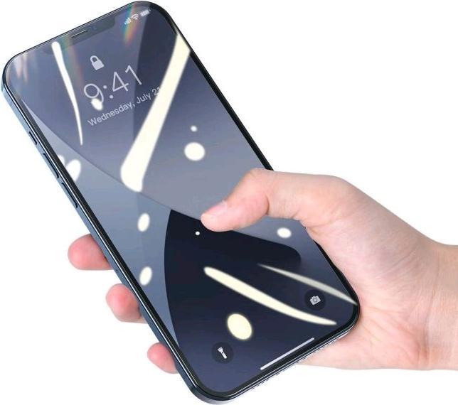Image du produit Baseus 0.25mm Full-screen et Full-glass Tempered Glass Film For iP 5.4inch 2020(2pcs/pack) Black (2 pièce(s), Apple iPhone 12 mini)
