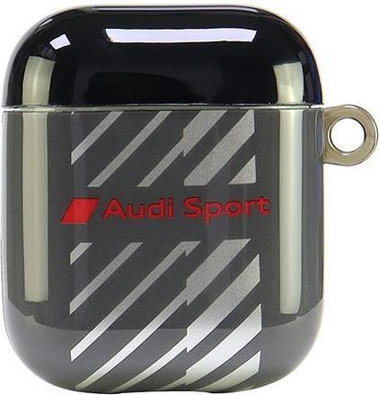 Actual product image Audi IML Sport AirPods cover czarny/ black AUS-IMLAP-RSQ/D1-BK (Headphone bag)