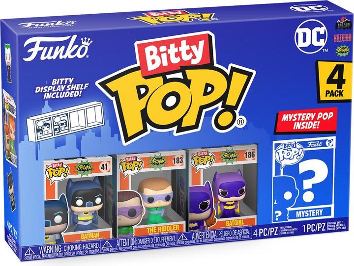 Actual product image Funko DC - Batman Adam West - Bitty POP! Vinyl Figuren 4er-Pack 2,5 cm