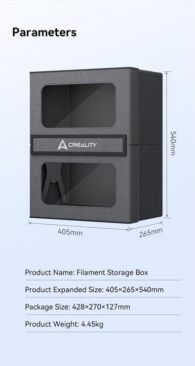 Actual product image Creality Filament storage box (Stall)