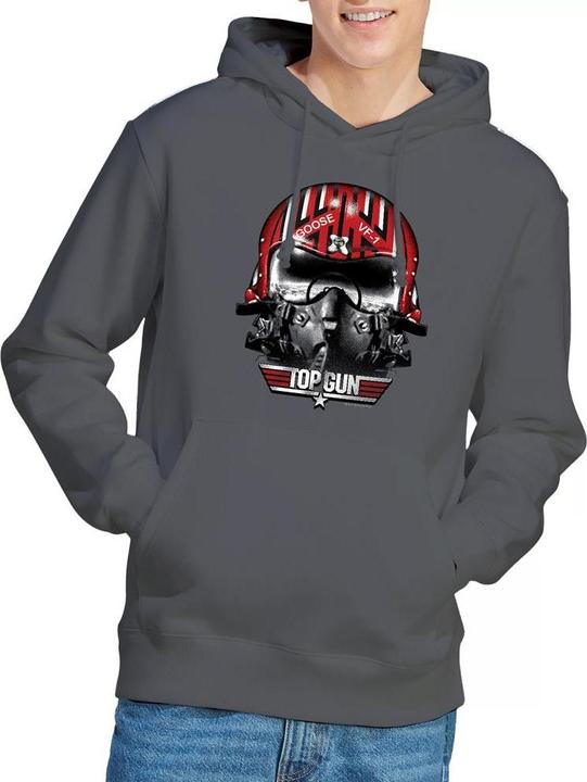 Immagine prodotto Top Gun Goose Felpa con Cappuccio Casco Uomo (M)