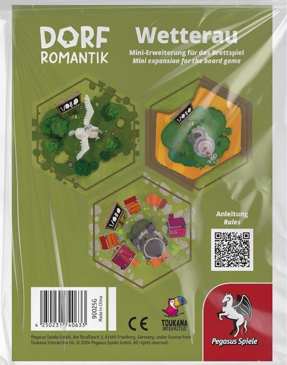 Produktbild Pegasus 90025G - Dorfromantik - Das Brettspiel: Wetterau (Mini-Erweiterung) (DE,GB) (Deutsch)
