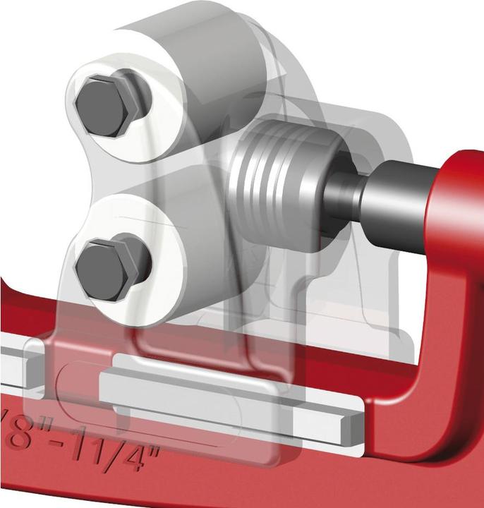 Image du produit Dönges Coupe-tube pour tubes en acier et INOX, 1/8 - 2 pouces (50.80 mm)