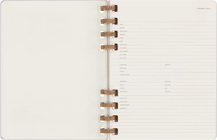 Actual product image Moleskine Life (19 x 25 cm, English)