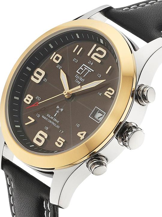 Actual product image ETT EGS-11487-22L Solar Drive Radio Control Watch Gobi Men's Watch 41mm 5ATM (Radio-controlled clock, 41 mm)