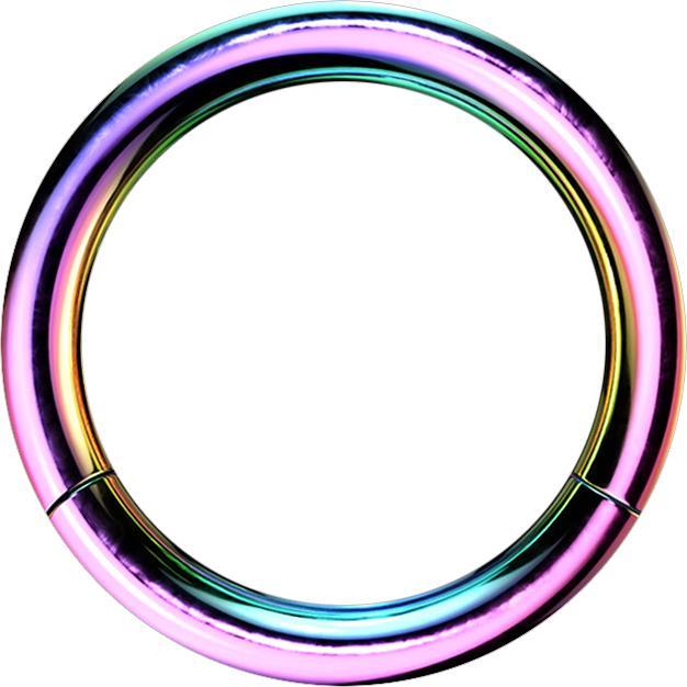 Produktbild Star Piercing Segmentring klappbar farbig (ohne Messing, Chirurgenstahl 316L)