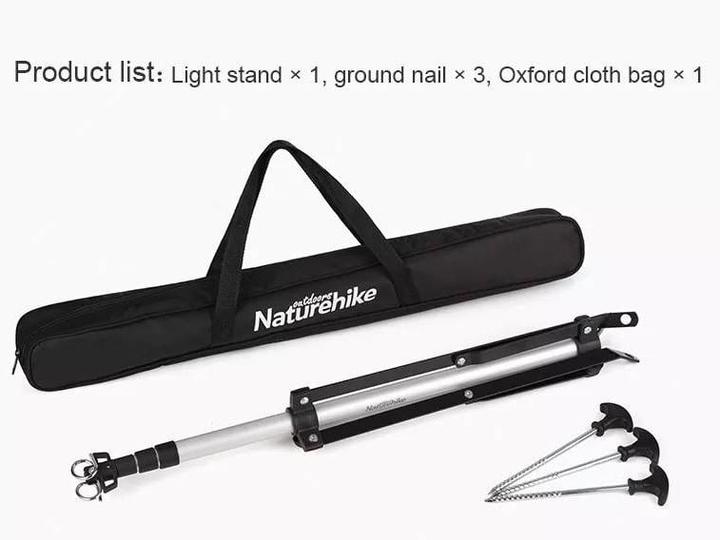 Image du produit Naturehike Outdoor Camping Teleskopständer für Lampe 70-194cm
