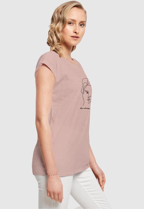 Immagine prodotto Merchcode Donna WD - Maglietta a spalla larga con figura di donna - 117161 (S)