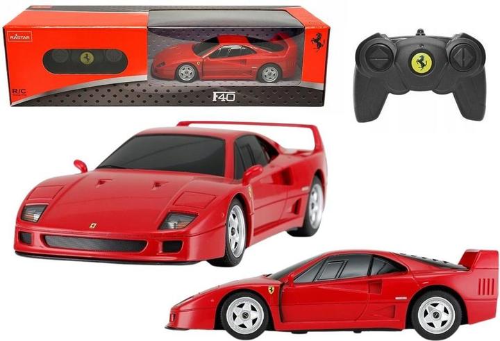 Produktbild Rastar Ferrari F40 RC 1:24 czerwone