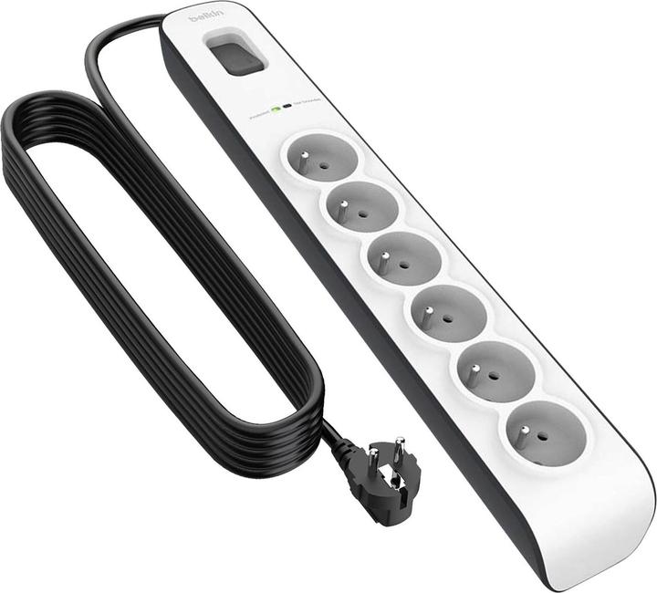 Belkin BSV603ca2m, 6 AC outputs (6 x, CEE 7/5, 2 m)