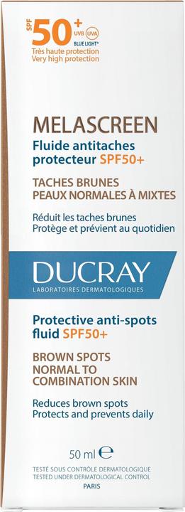Actual product image Ducray MELASCREEN Anti-Pigment Stain Fluid SPF50+ liq (50 ml, Face fluid, SPF 50+)