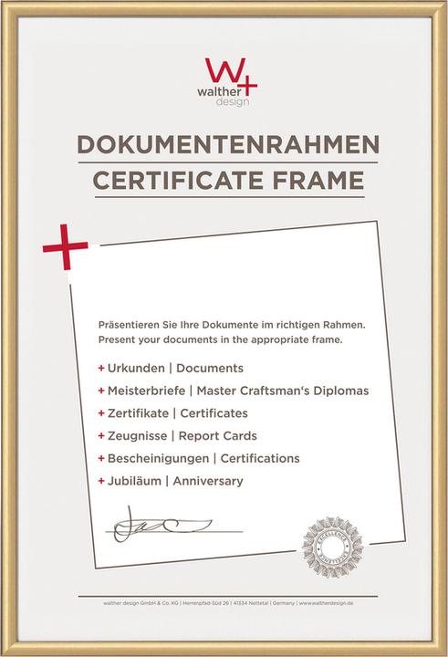Actual product image Walther Design Chair DIN A3 29,7x42 Aluminium (29.7 x 42 cm)