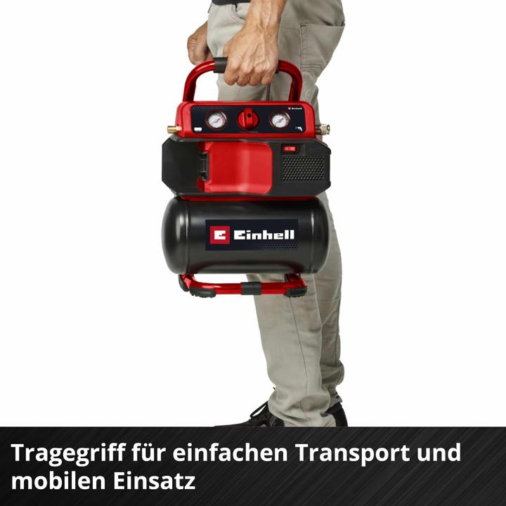 Actual product image Einhell Akku-Kompressor TE-AC 18/75 Li OF-Solo (8 bar, 5 l)