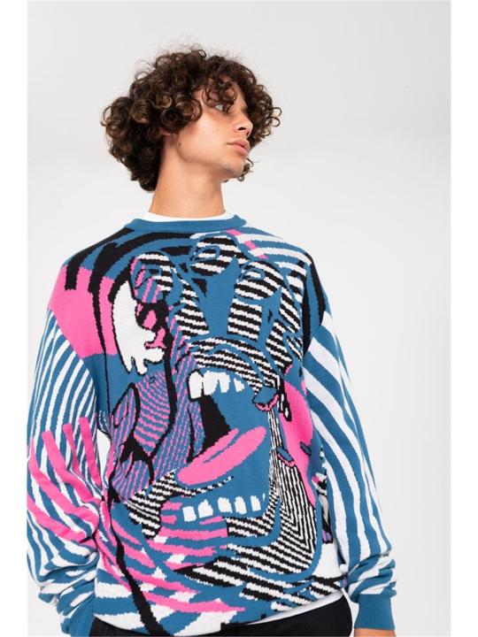 Actual product image Santa Cruz Strange Hand Knitted Crew (XL)