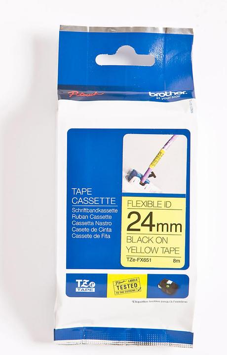 Produktbild Brother Tze-Fx651 (2.40 cm, Gelb)