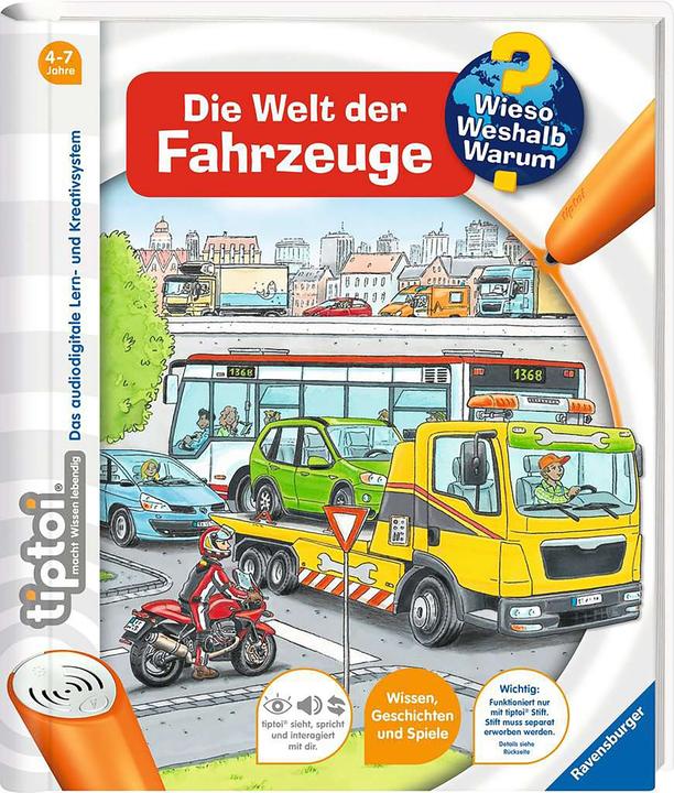 Actual product image tiptoi Die Welt der Fahrzeuge (German, Daniela escape, 2013)