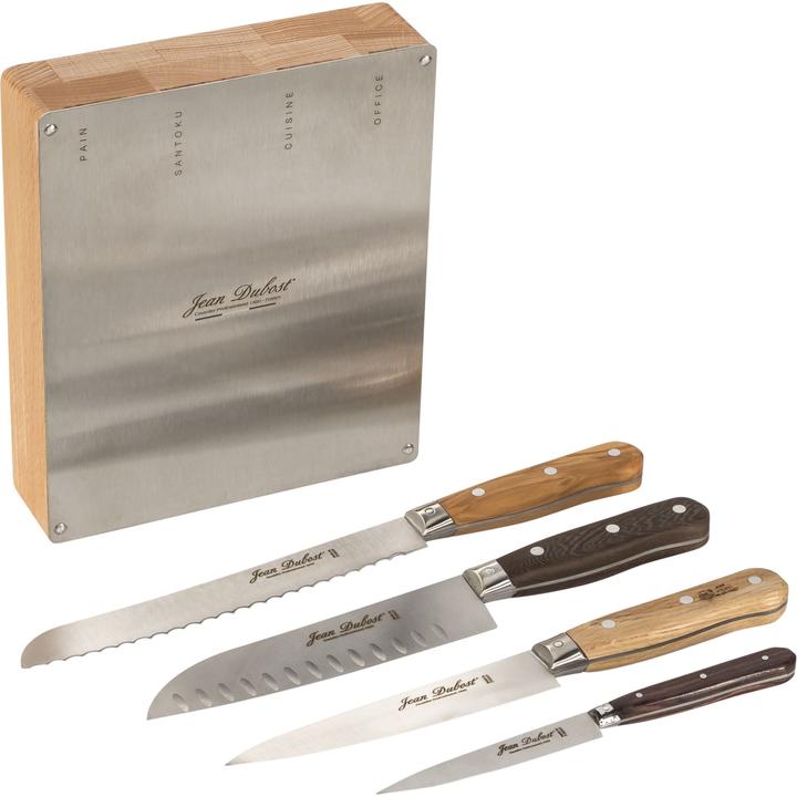 Actual product image Laguiole Jean Dubost kitchen knife set 4 pcs. (20 cm)