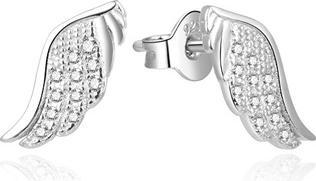 Immagine prodotto Beneto Bellissimi orecchini in argento con zirconi Ali d'angelo AGUP2311L (L)