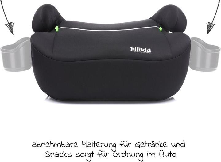 Produktbild Fillikid Sitzerhöhung mit Isofix (Kindersitzerhöhung, ECE R129/i-Size Norm)