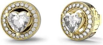Produktbild Guess - M'ama Non M'ama Romantic Gold Plated Clear Zircon Earrings JUBE04669JWYGT/U