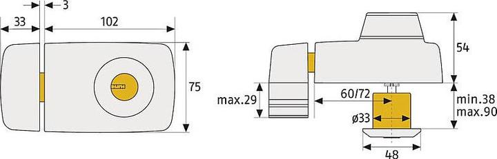 Immagine prodotto Abus 7025 B EK