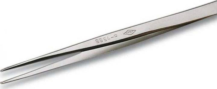Actual product image Weller Erem Precision tweezers with long and narrow handles, pointed, stainless steel 140mm