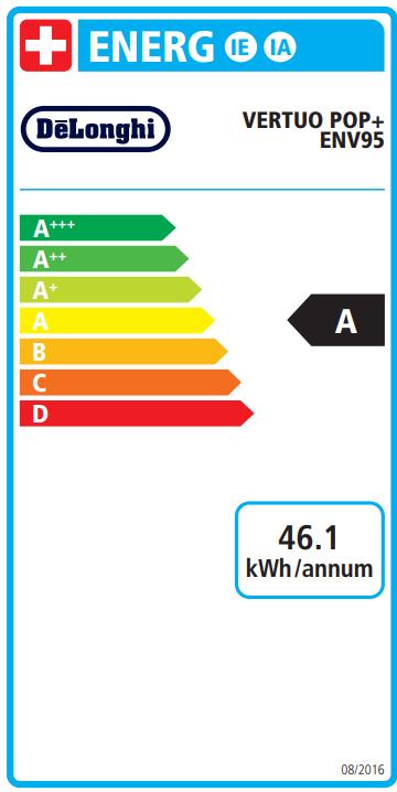 Energie-Label De'Longhi Nespresso Vertuo Pop+ (NESPRESSO Vertuo)
