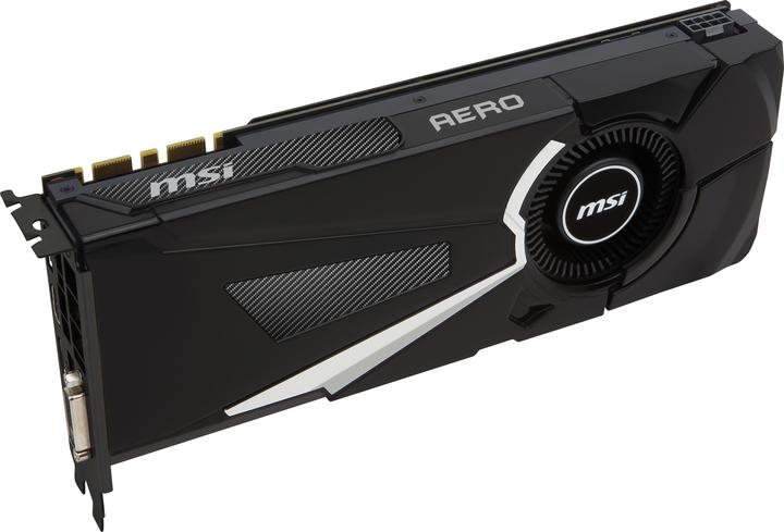 Produktbild MSI GeForce GTX 1080 AERO 8G OC (8 GB)