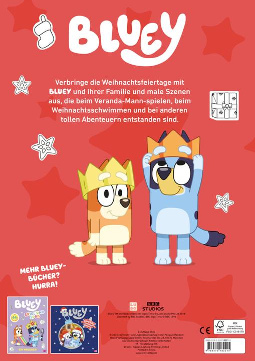 Image du produit BLUEY - Joyeux Noël - Un livre de coloriage
