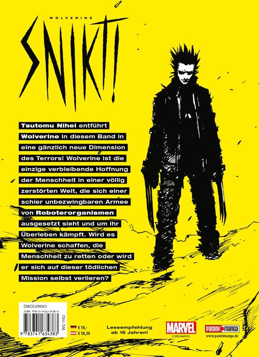 Image du produit Panini Wolverine: Snikt (Manga) (Allemand, Tsutomu Nihei, Martin Gericke, 2023)