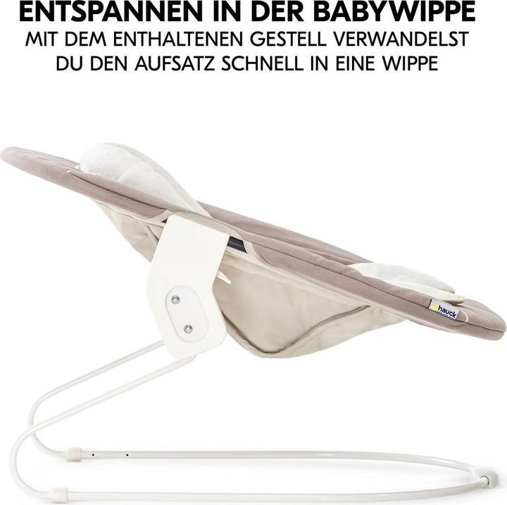 Produktbild Hauck Hochstühle Alpha Plus Black 4-tlg. Newborn Set - Hochstuhl (Hochstuhl)